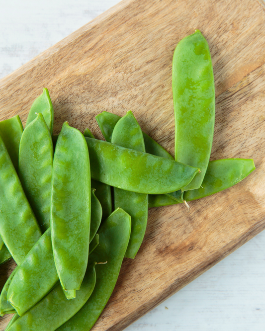 10-Minute Sesame Snow Peas Stir Fry | Garden to Table Recipe